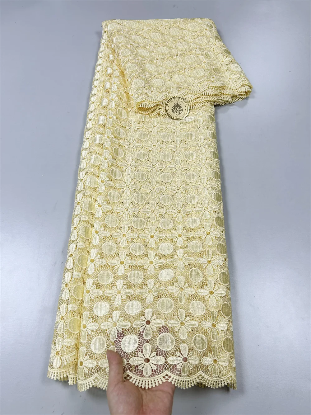 Оптовая продажа нигерийские кружевные ткани для детской одежды швейная