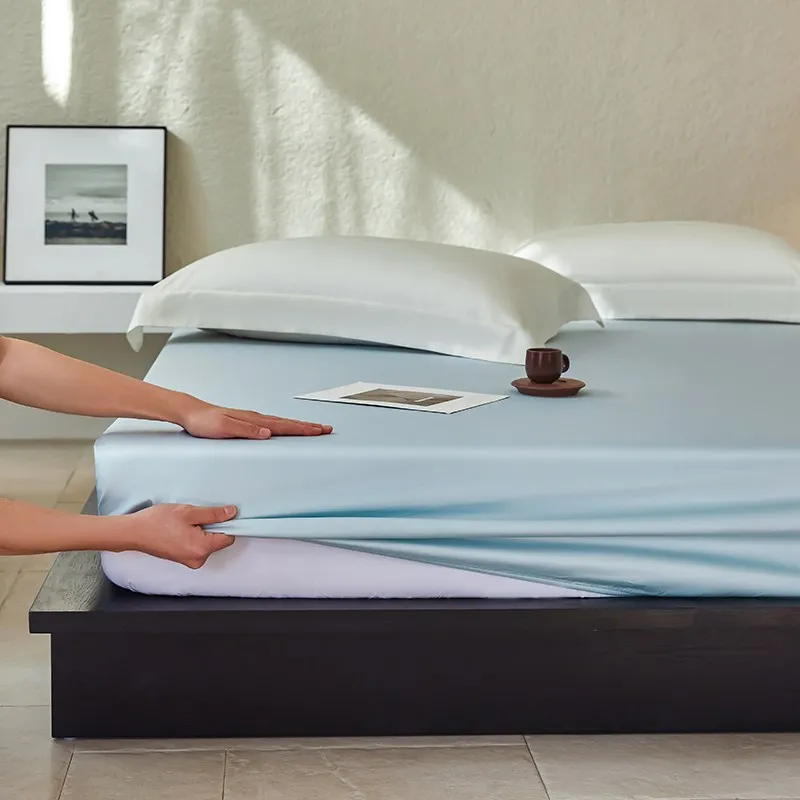 Простая односпальная простыня из хлопка 00S длинноволокнистый хлопок покрывало