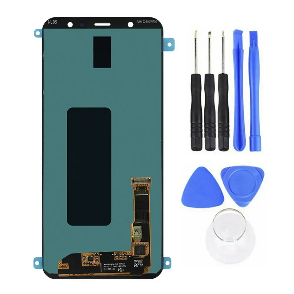 

1Super AMOLED LCD For Samsung Galaxy LCD Digital Display Screen Digitizer Replacement Tool for A6 Plus 2018 A605 A605F A605FN