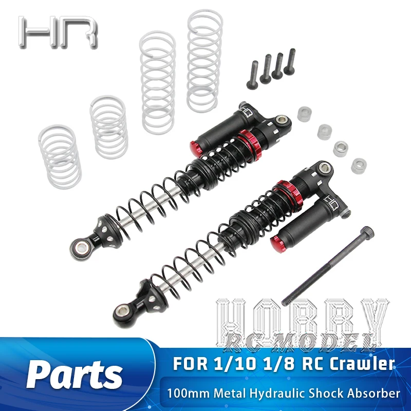 

Детали HR, металлический гидравлический амортизатор отрицательного давления с двумя секциями L = 100 мм для модели 1/10 1/8 RC, аксессуары для гусеничных машин