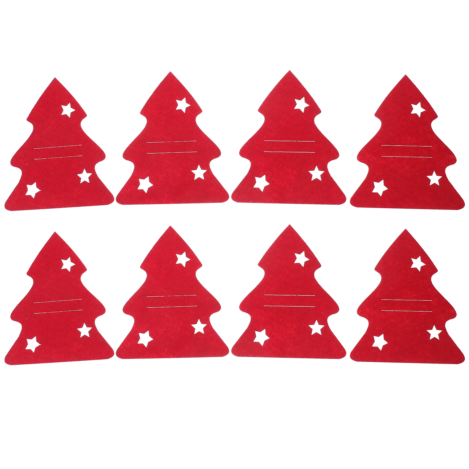 

Tableware Utensil Holder Christmas Tree Cutlery Bag Silverware Banquet Decorations