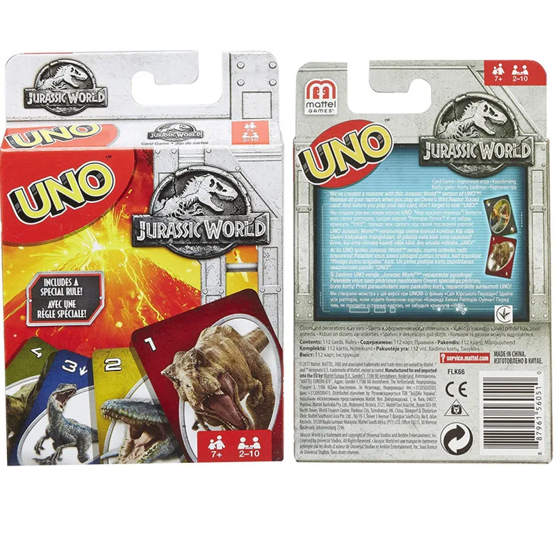 Mattel игры карты Игра Uno Disney Король Лев развлечение включает в себя разноцветные