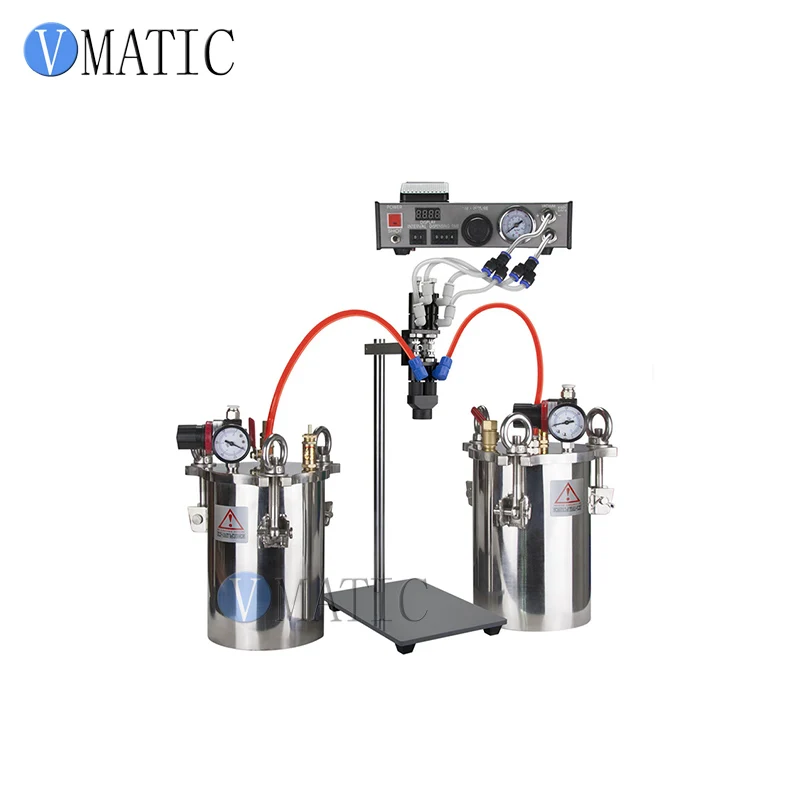 

Бесплатная доставка, полуавтоматический дозатор клея AB, смешивающий дозатор жидкого клея, оборудование для эпоксидной смолы