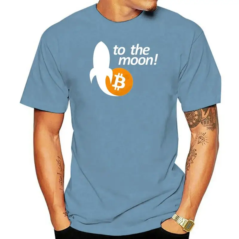 

BITCOIN TO THE MOON SHIRT - PREMIUM CRYPTO BITCOIN T-SHIRTS Cool Casual pride t shirt men Unisex Fashion tshirt