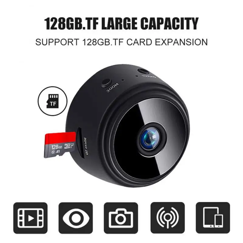 1080P Мини IP Wi-Fi камера беспроводная домашняя Безопасность DVR ночное видение