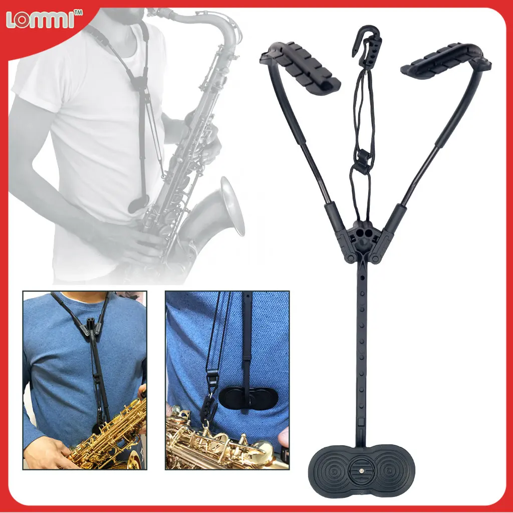 

Регулируемый ремень на плечо для саксофона, подвесной мягкий альт-тройной тенор на плечи