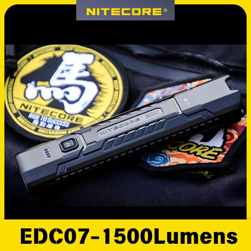 Фото Перезаряжаемый светодиодный фонарь NITECORE EDC07: компактный, портативный, мощный, с функцией памяти №1