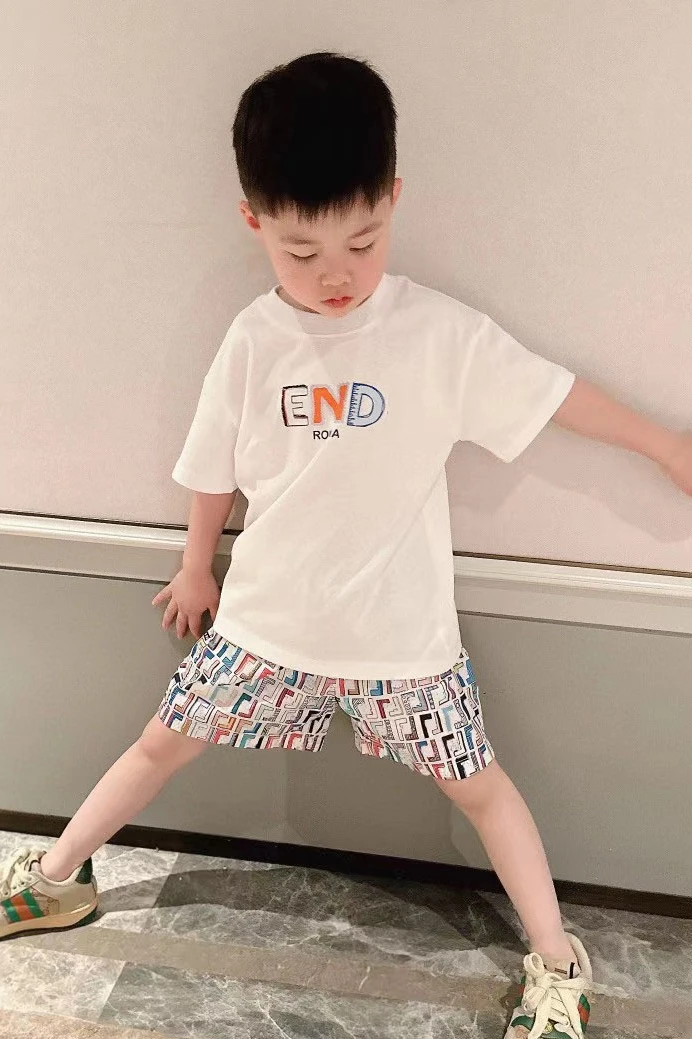 dziecięca koszulka piłkarska wykonana z czystej bawełny krótkim rękawem. Nowość 2024. Top unisex rękawem do łokcia na wio...