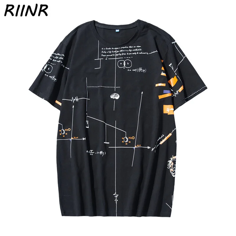 

Short Sleeve Summer New Round Neck Mens T-Shirt Fashion Korean Intelligence English Alphabet Trend Clothes Plus Size T-Shirt Men