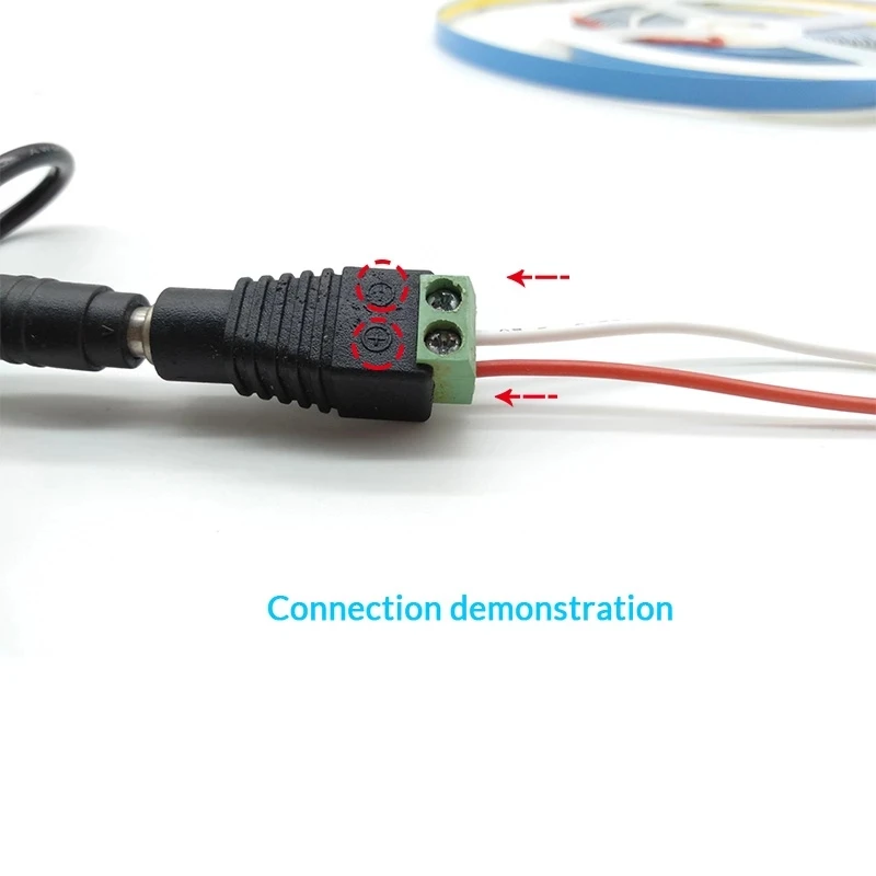 Светодиодная лента с монолитным блоком светодиодов 12 В Белая светодиодная