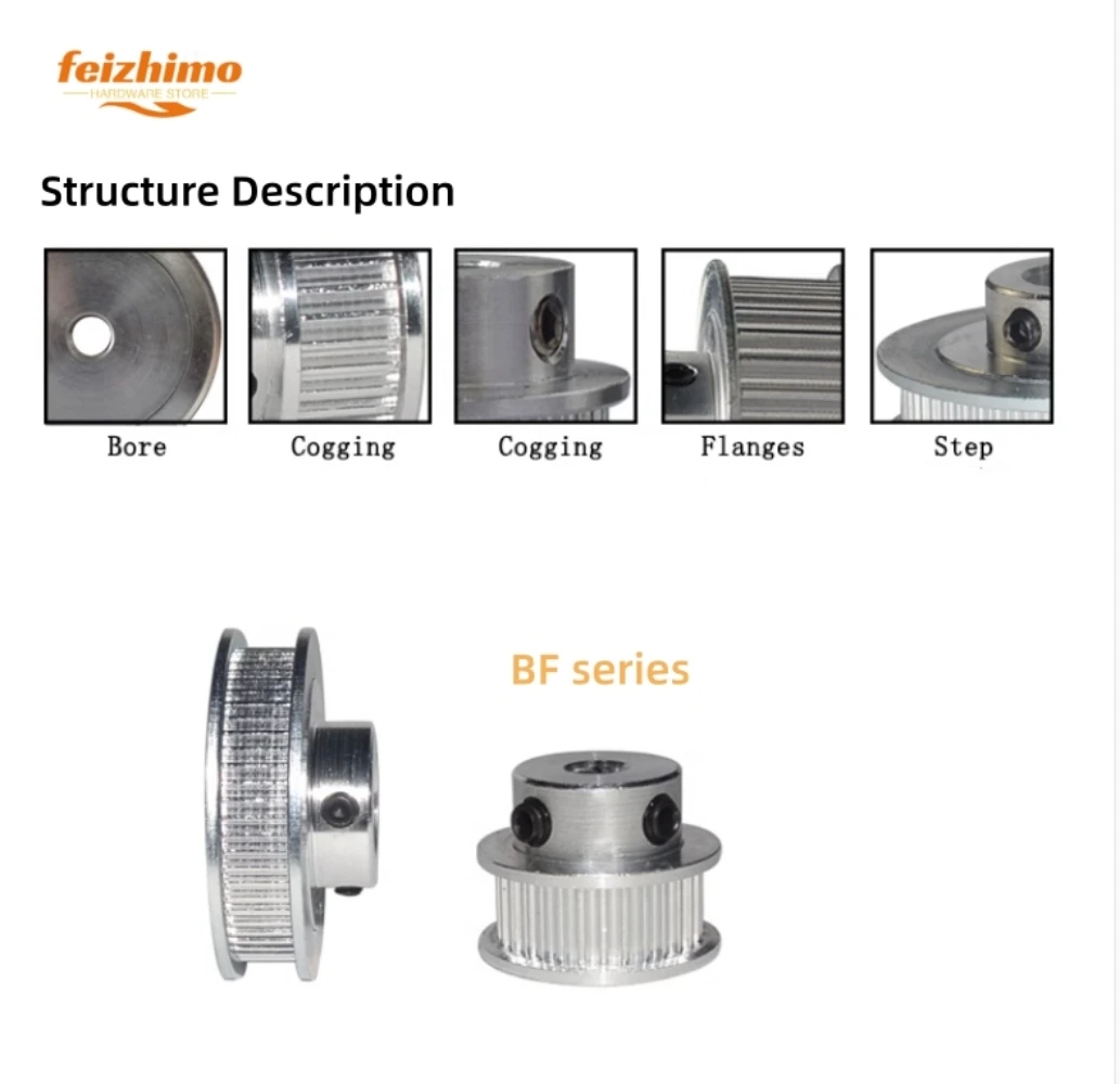 Синхронное колесо HTD3M BF Тип 25/26/32/36 Зубцов диафрагма 6 35 мм 7 8 10 12 подходит для