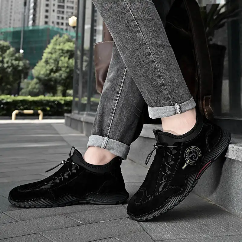 

Мужские Нескользящие кроссовки Tenjs, черные дизайнерские Роскошные спортивные туфли, 2022, Прямая поставка, мужские кроссовки для бега и спорт...