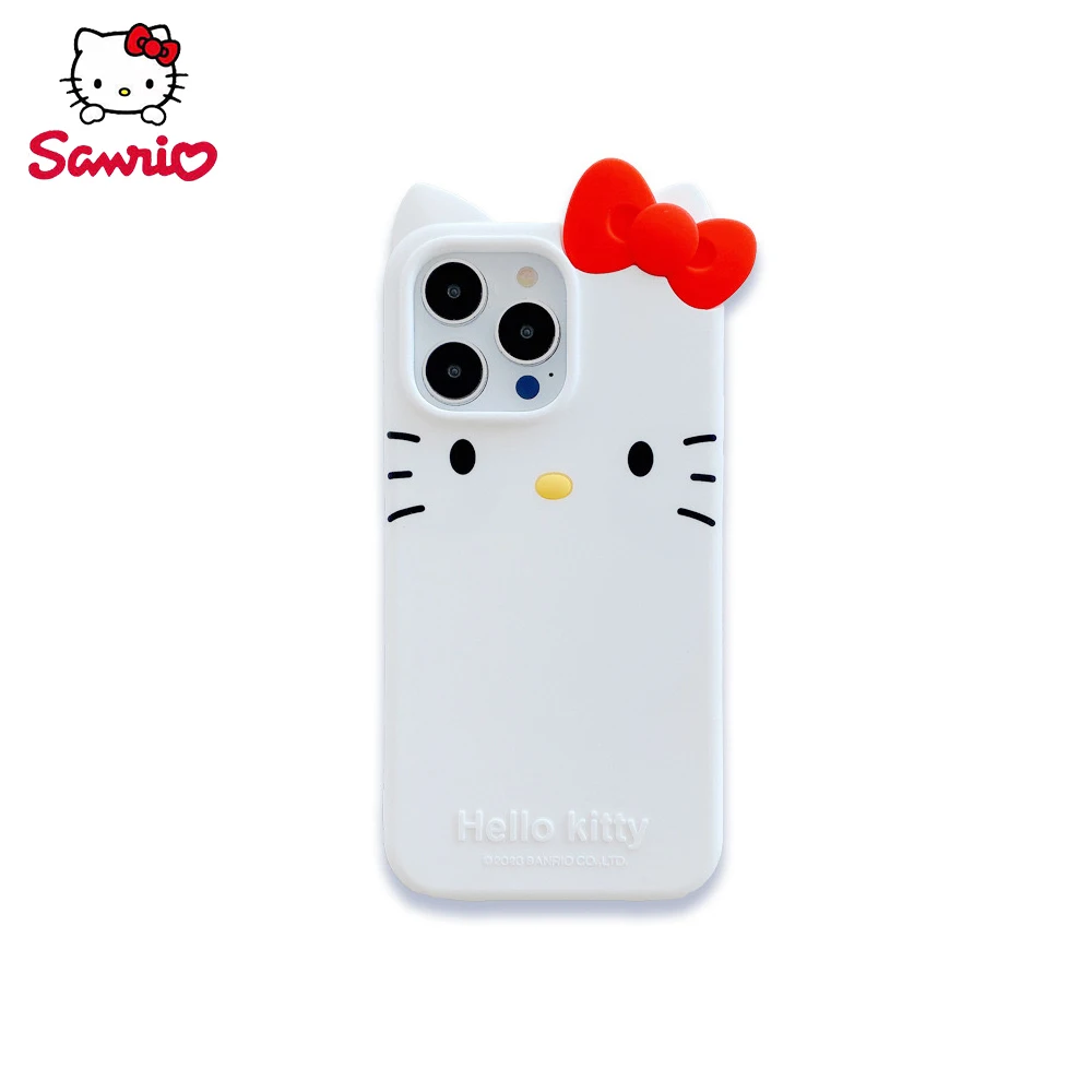 Sanrio официально лицензированный плюшевый чехол для мобильного телефона Hello Kitty