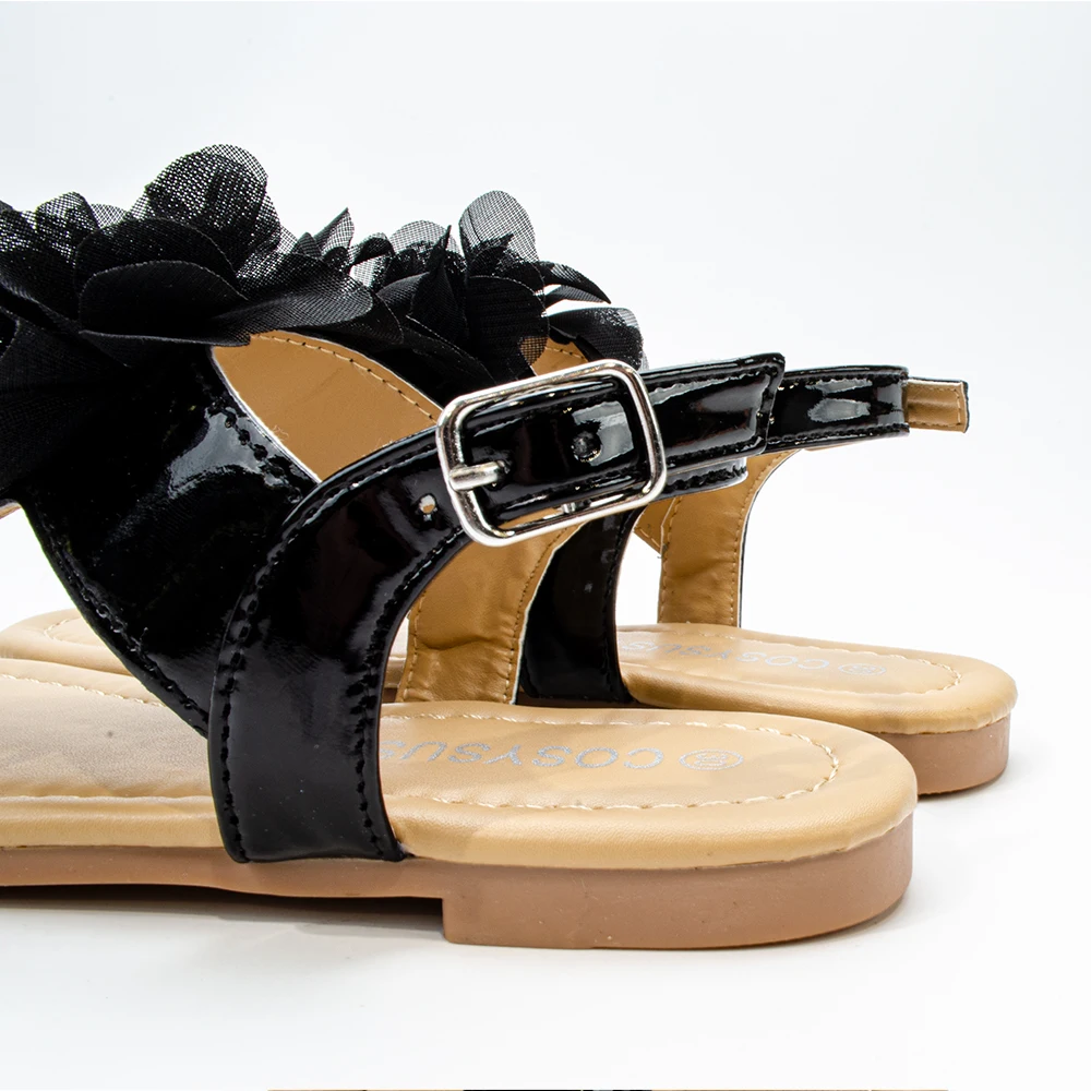 COSYSUSY/шлепанцы для девочек новые модные детские туфли с цветочным принтом обувь