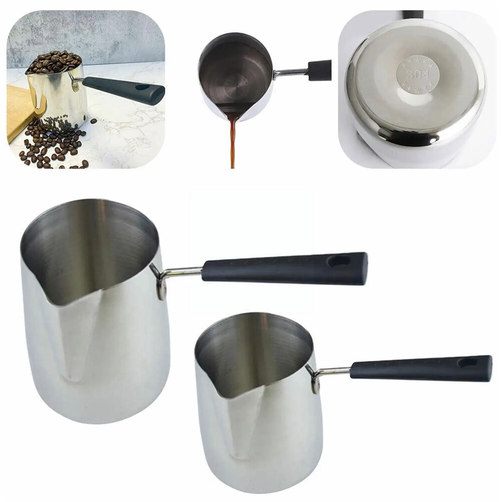 

Coffee Latte Milk Frothing Jug Milk Frother Pitcher Espresso Milk Jug Steel 304 Pitcher Coffee Barista Accessorie V7v9
