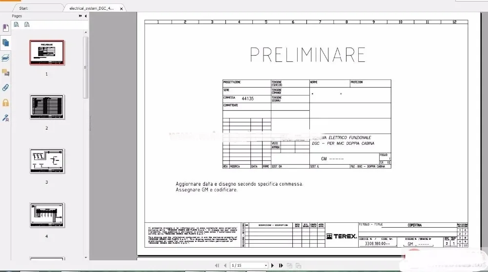 Оператор кранов Fantuzzi Harbnour руководство по техническому обслуживанию схема