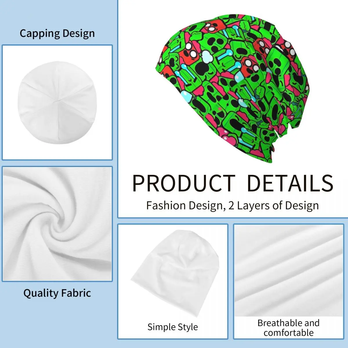 Шапки Brawling-Heros Games с шипами осенне-зимние уличные шапочки Skullies шапки для мужчин и