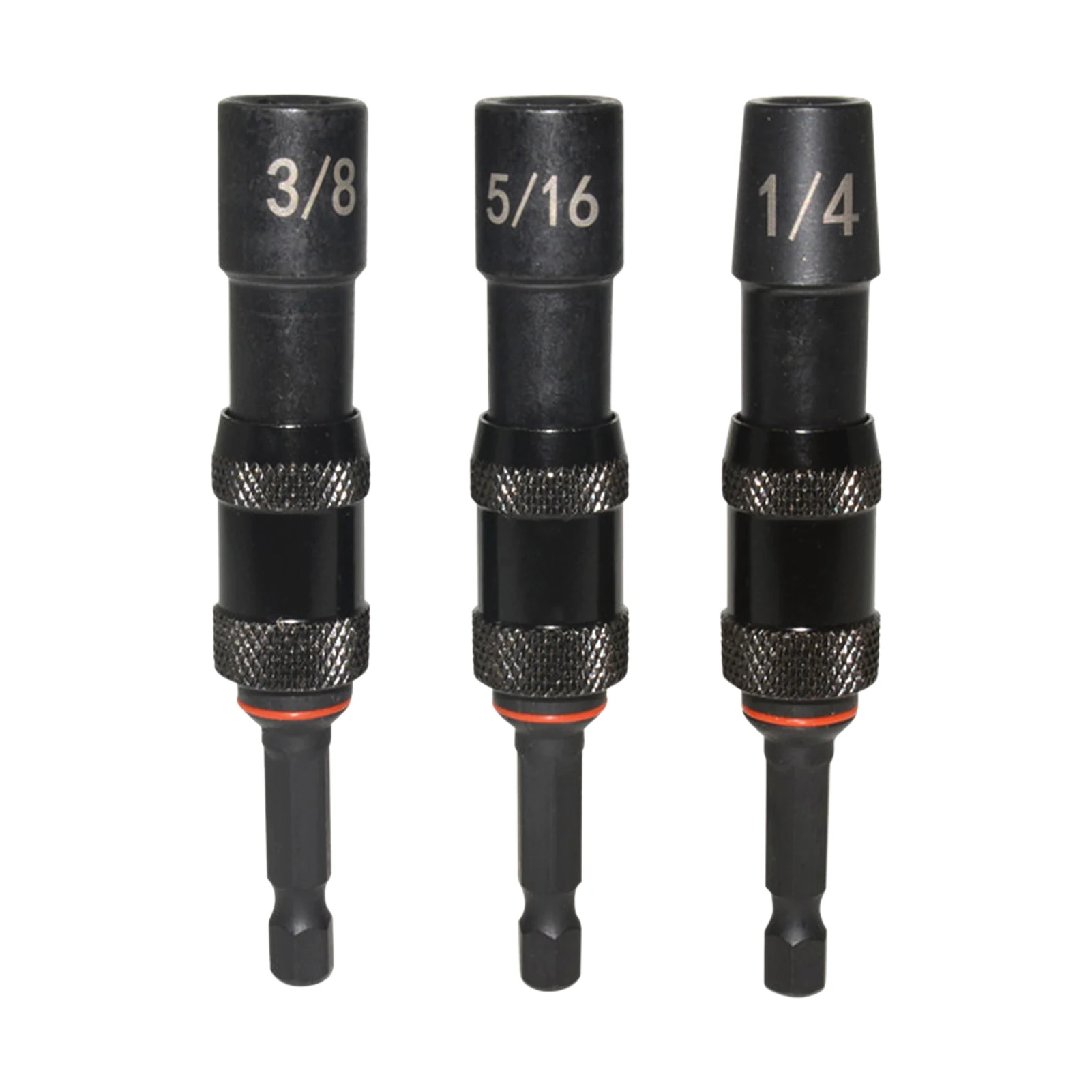 

3pcs Extension Socket Adapter Impact Grade Gift Household Power Drill Narrow Workplace Universal Joint Magnetic 360 Rotation