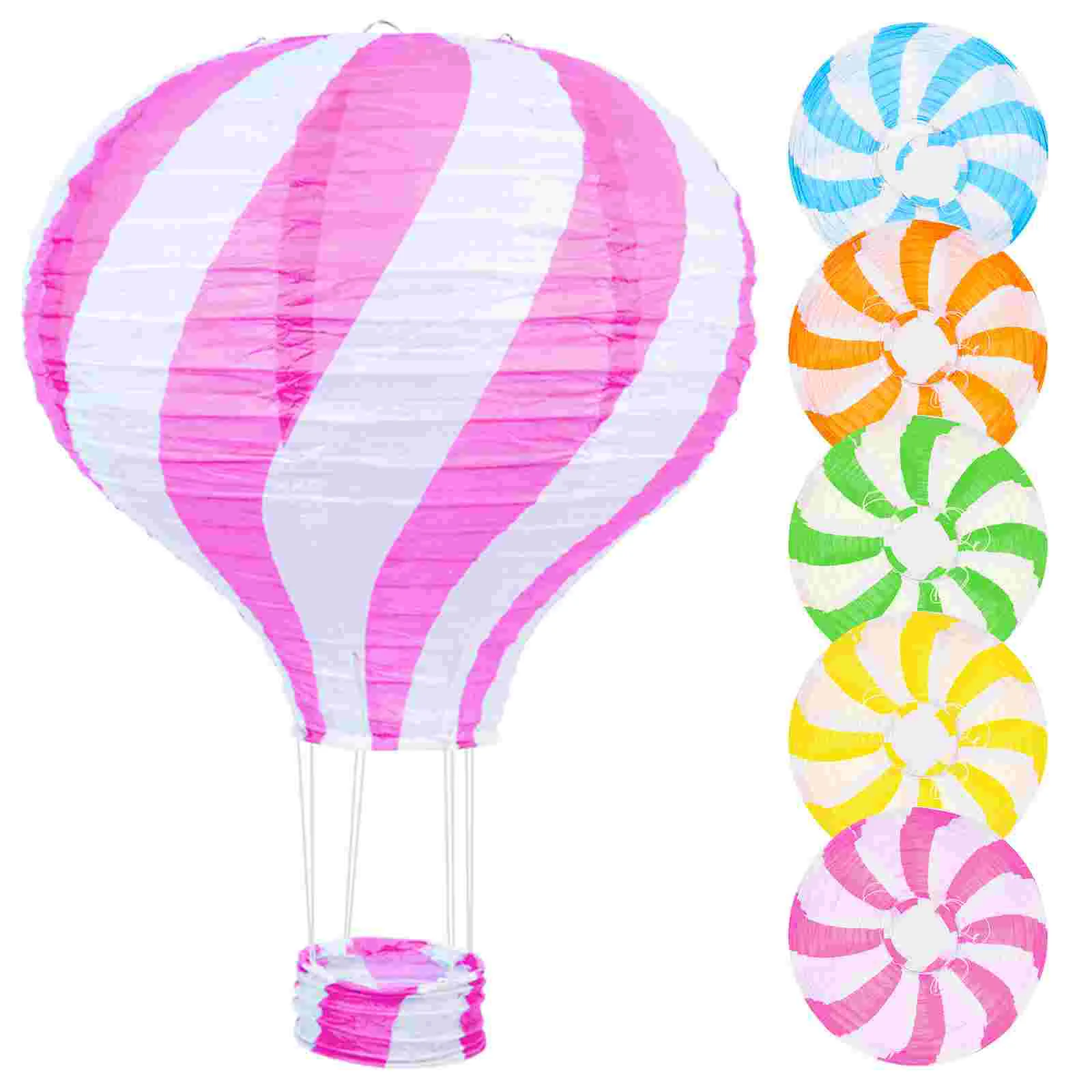 

Lantern Lanterns Hanging Balloon Air Paper Hot Party Sky Balloons Chinese Pendant Diy Festival Decorative Small Decoration Round