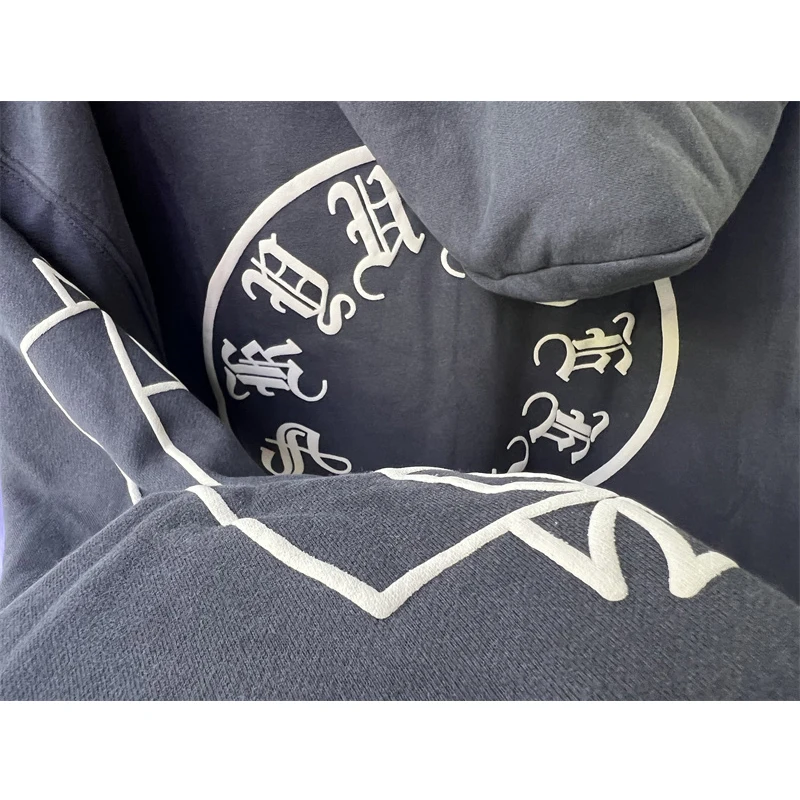 Толстовка ASKYURSELF с капюшоном винтажная свободная толстовка надписью начесом для