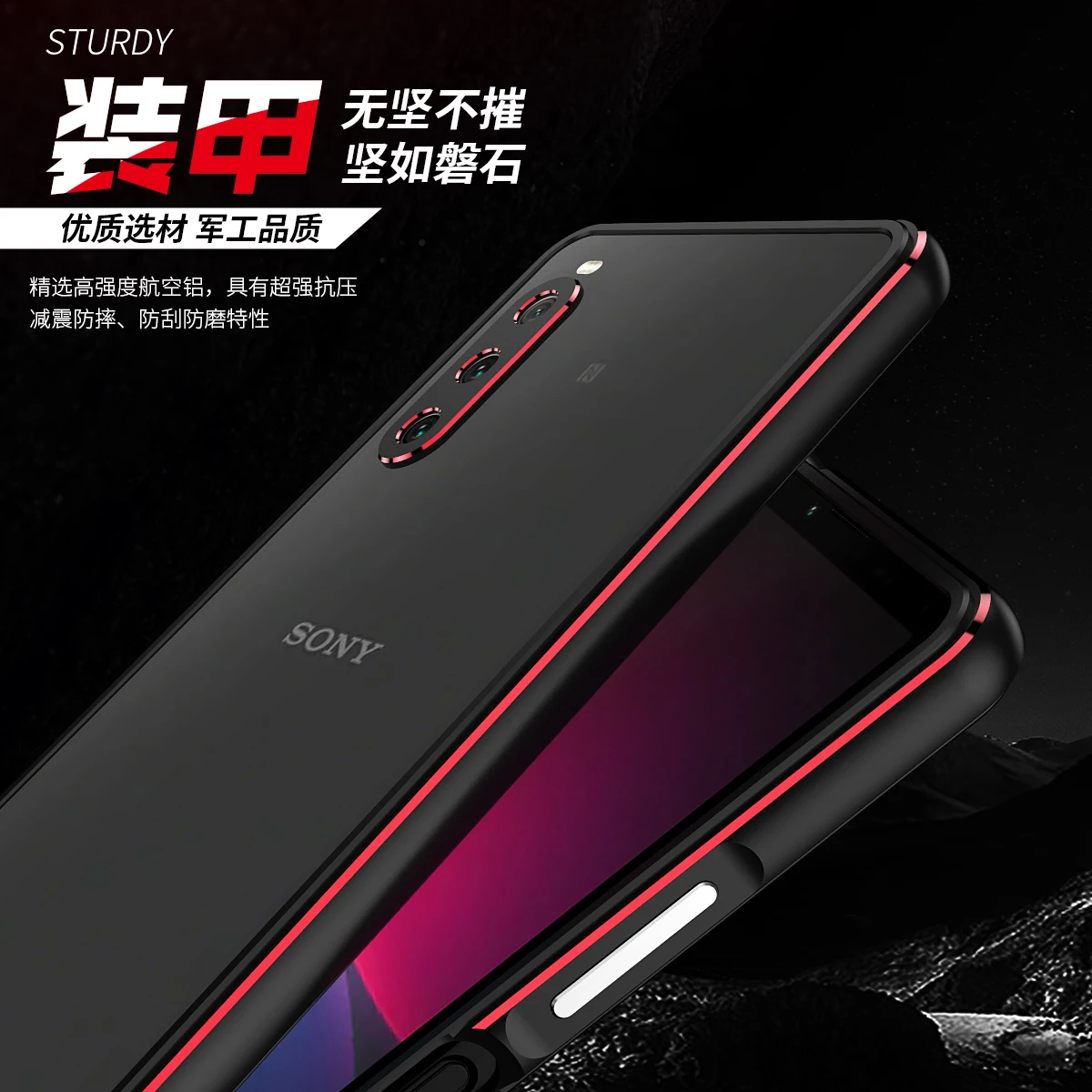 Bumper Case For Sony Xperia 10 IV Luxury Aluminum Metal Phone Frame for Sony Xperia 10IV X1 I0V X10IV Metal Protector