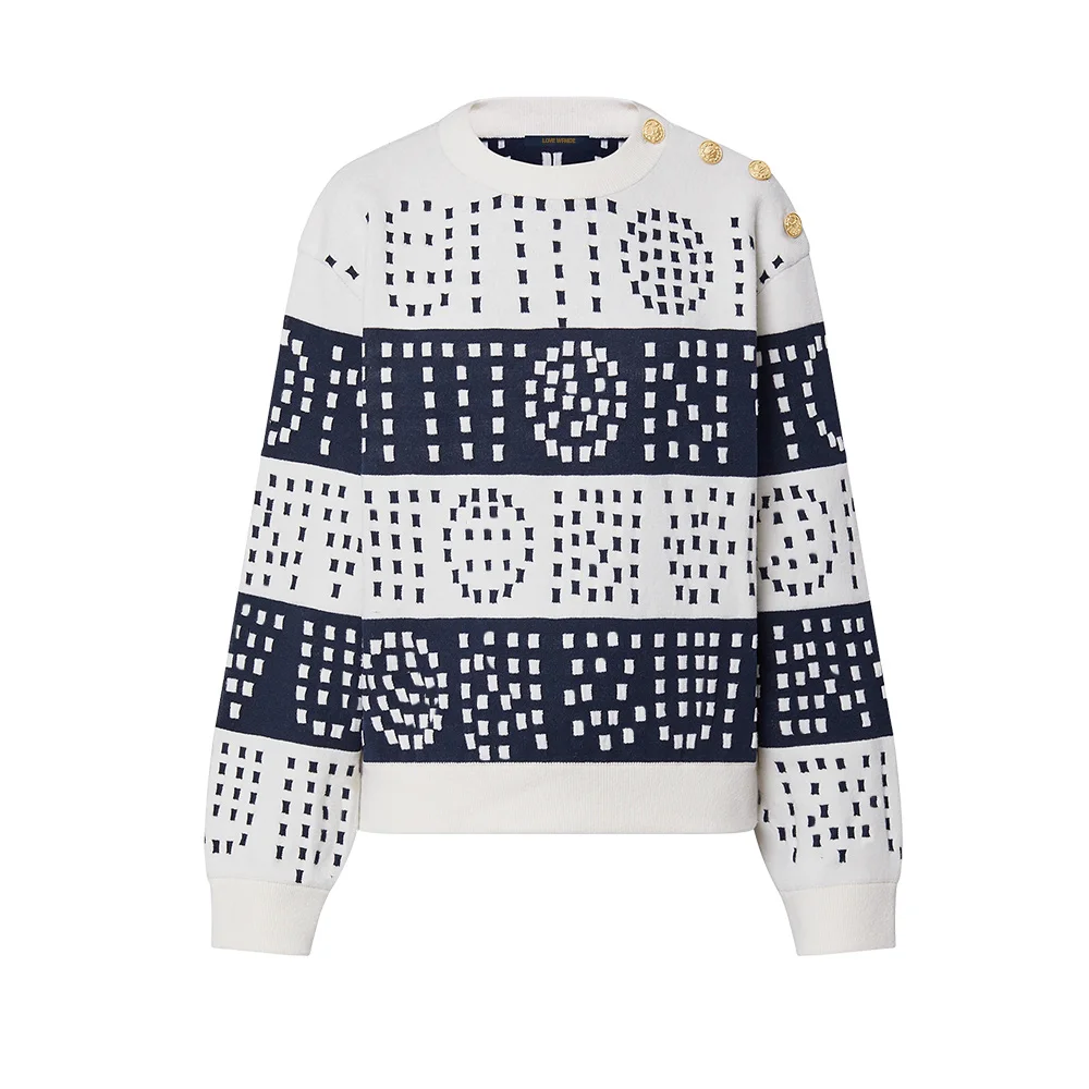 

22SS New Style Women's Signature Chunky Stripes Pullover #wfmd