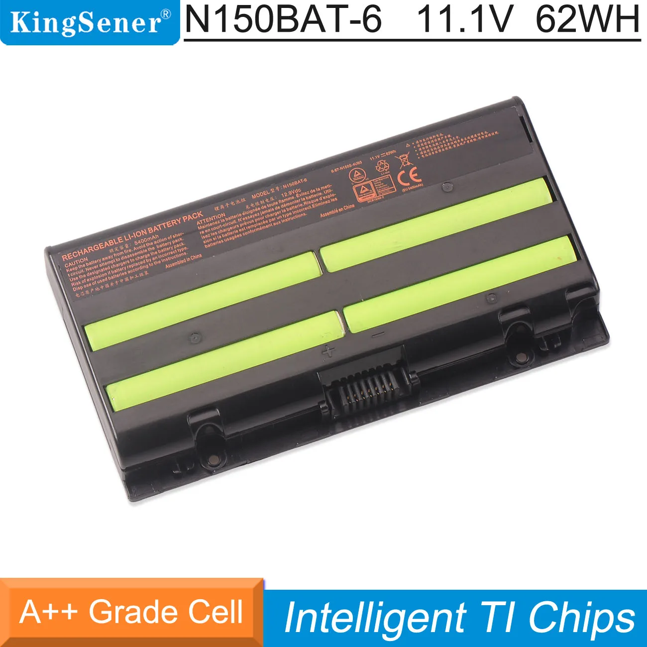 Аккумулятор для ноутбука KingSener N150BAT-6 для Clevo N150BAT-6 N170SD N150SD N151SD N155S 6-87-N150S-4292 11,1 В 62 Втч