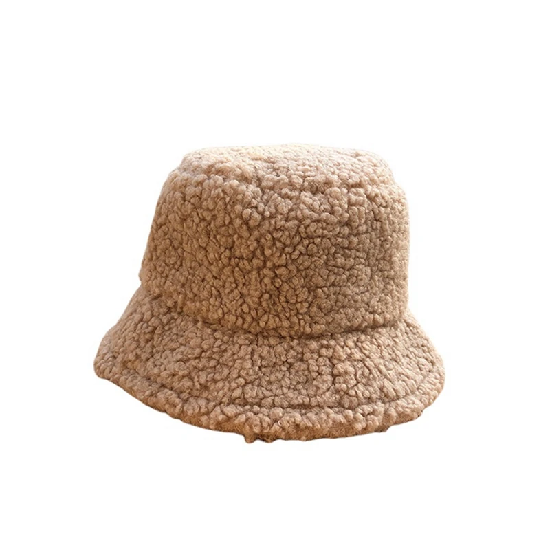 

Осенне-зимняя Рыбацкая шапка из ягненка мягкая теплая Рыбацкая шапка женская повседневная шапка