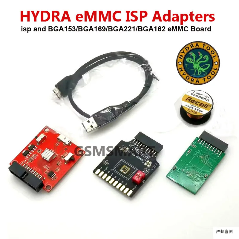 Инструмент Hydra 2025 адаптеры eMMC ISP инструмент с контактами и поддержка USB 3.0 для