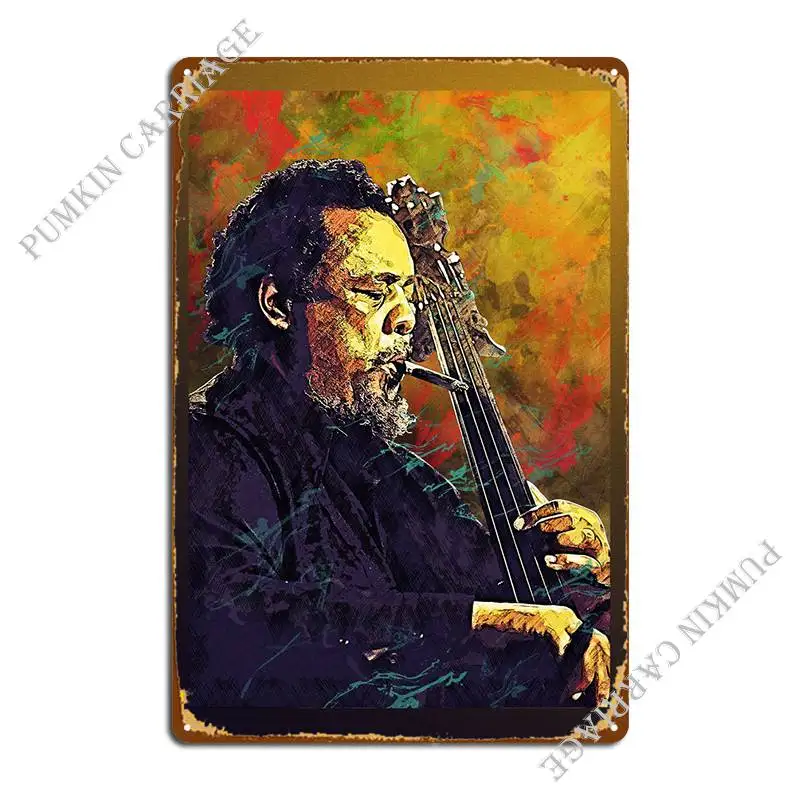 

Charles Mingus Metal Sign Mural Club Wall Mural Club Tin Sign Poster