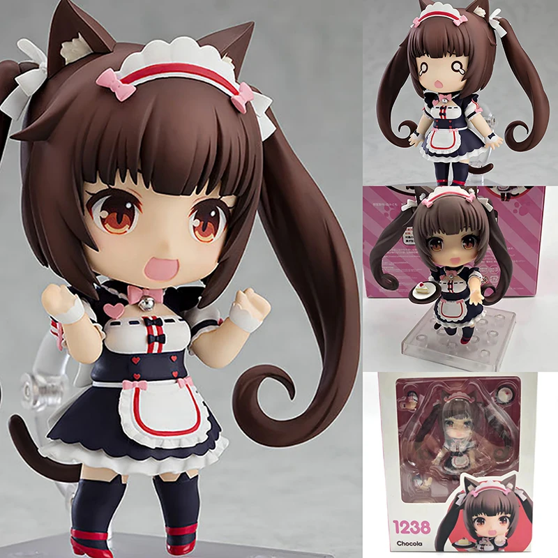 

Nendoroid 1238 Nekopara Chocola, экшн-фигурка, Сменное лицо, коллекционная детская игрушка