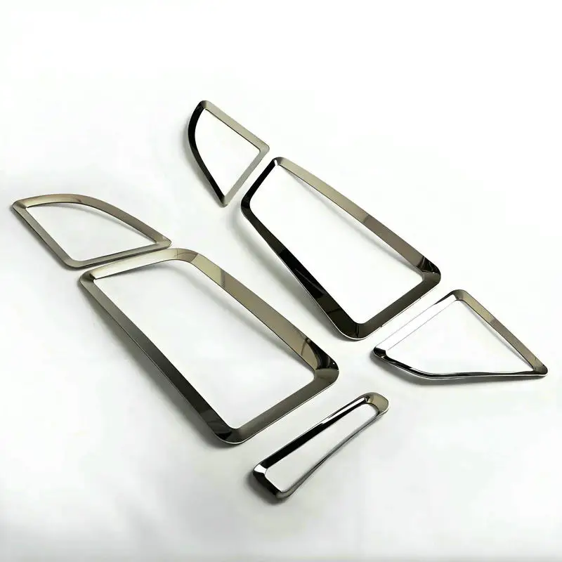 6 шт./комплект автомобильные кондиционеры из нержавеющей стали для Ford Focus 3 4 MK3 MK4