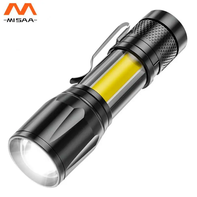 

Mini Led Flashlight Usb Charge Built In Battery Zoom Focus Adjustable 2000lumen Wholesale 2023 Led Light Waterproof Hot Penlight