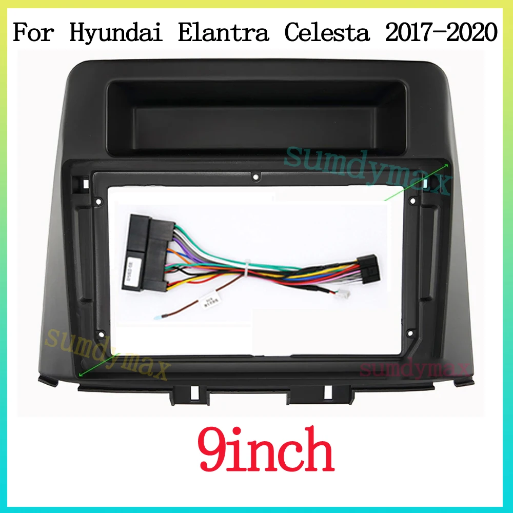 

2 Din Car Radio Fascia Panel Frame For Hyundai Elantra Celesta Android DVD Stereo Mounting Dash Installation Bezel Trim Kit