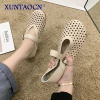 hollow single women new summer breathable single shoes shallow mouth casual peas shoes zapatos de mujer mary janes cute