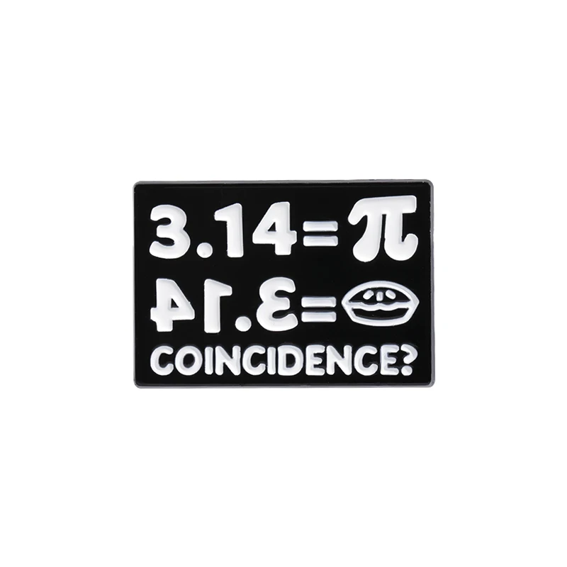 Математические эмалевые булавки II = 3 14 коническая брошь значки на лацкан