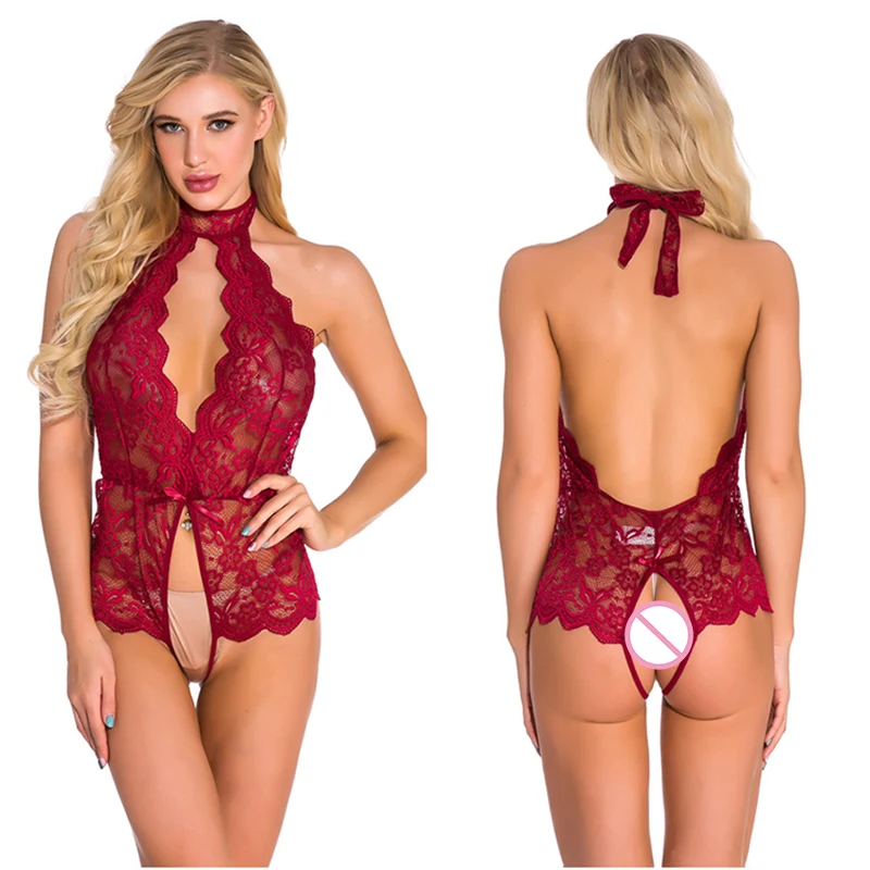 

2022 женское сексуальное нижнее белье, цельное боди с глубоким V-образным вырезом, бюстгальтер пуш-ап, прозрачное кружевное нижнее белье для с...
