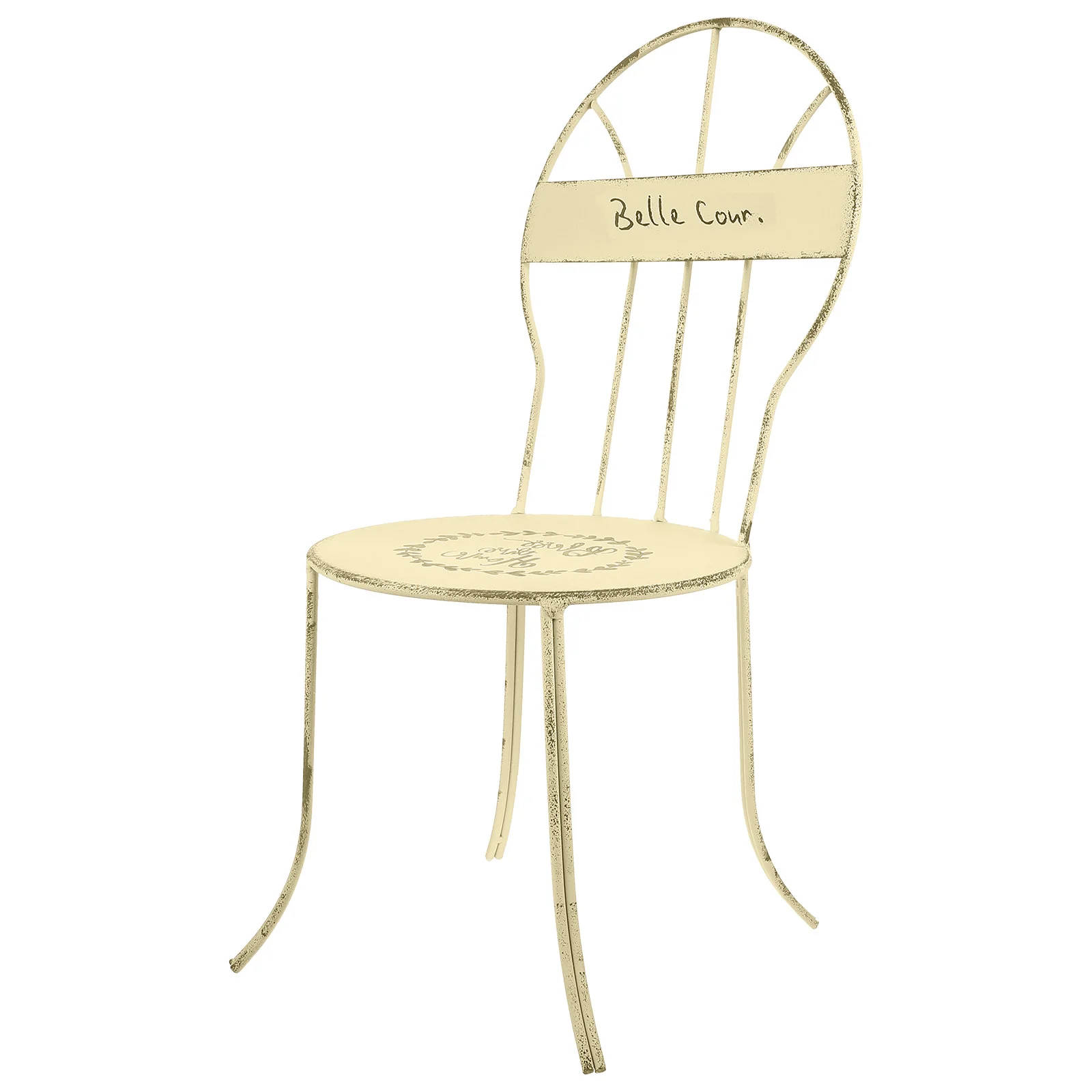 

Bathroom Decorations Mini Furniture House Flower Stand Miniature Bedroom Chair Iron Model Retro Style Ornament