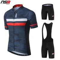 2022 summer nsr team cycling jersey set cycling clothing road bike shirts suit bicycle bib shorts mtb ropa ciclismo maillot