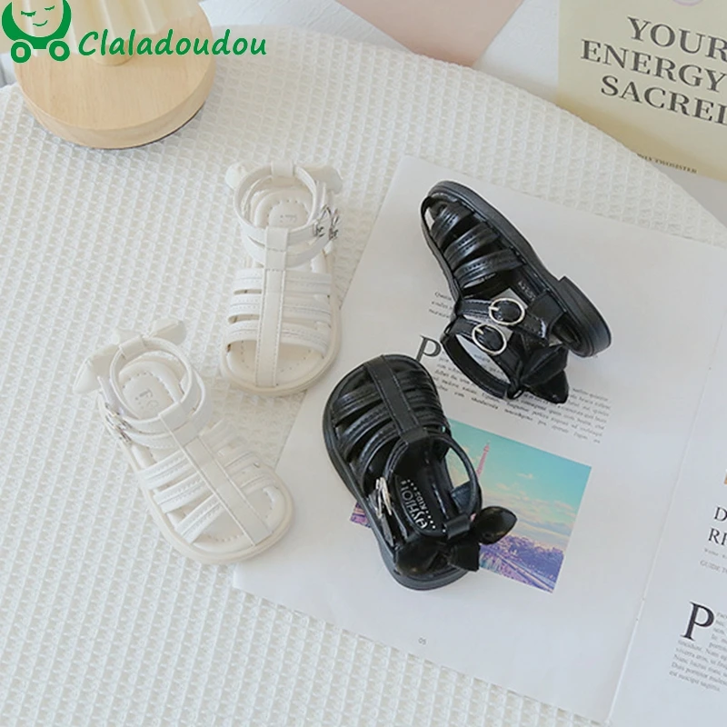 

12-16cm Brand Baby Girls Sandals Boots,Girls soft bottom anti-slip toddler shoes 0-3years Kids Roman sandals Child summer Shoes