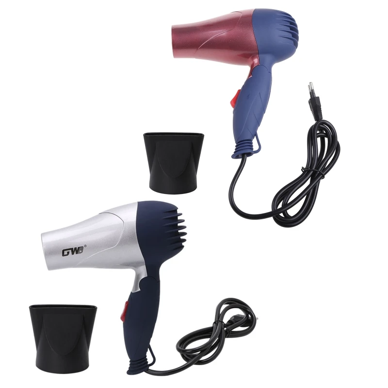 

A6HB GW555 Foldable Hair Blow Dryer Low Noise Traveller Household Blower 220V EU Plug