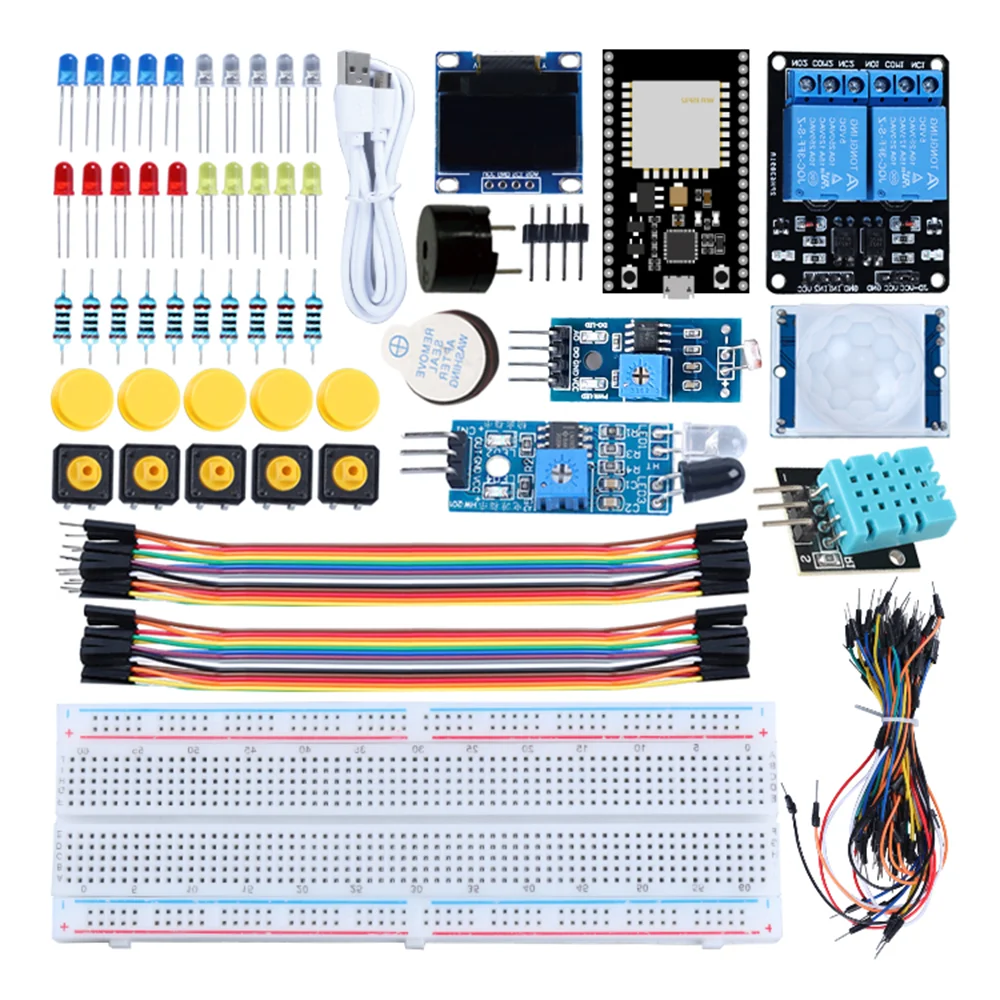 

Starter ESP32 Project Kit for Arduino Programming, DIY Great Fun School IOT Learning Kit for STEM Education with Code + E-manual