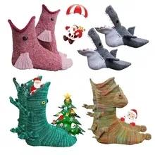 

Creative Socks Shark Chameleon Knitted Socks Cute Novelty Unisex Winter Warm Floor Sock Men Women Xmas Gift Decoration
