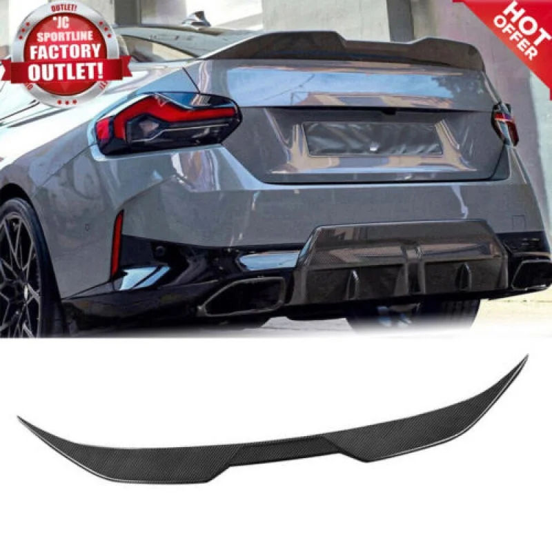 

Dry Carbon Fiber Rear Trunk Spoiler Wing for BMW G42 M235i M240i Coupe 2020-2022