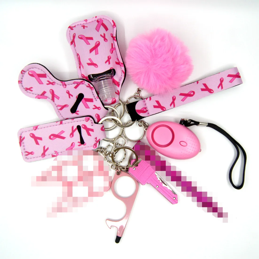 

Women Alarm Personal Keychain Set Self Defense Security Self Protection Security KEYCHAIN FOR KEY self defense keychain