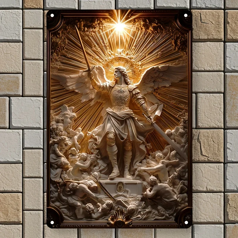 

Алюминиевая вывеска Архангел Михаил