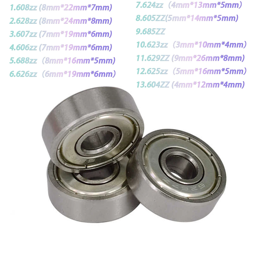 

Микроподшипники из стали 608zz 628zz 607zz 606zz 688zz 626zz 624zz 605zz 685zz 623zz 629zz 625zz 604zz