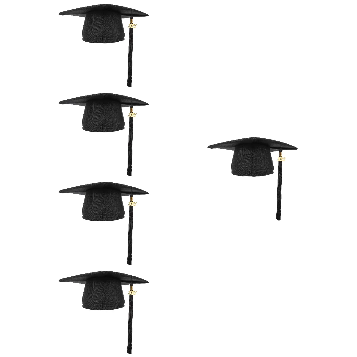 

5x Adjustable Premium Practical Reusable Creative Cloth Graduation Hat Craft Graduation Hat for Party
