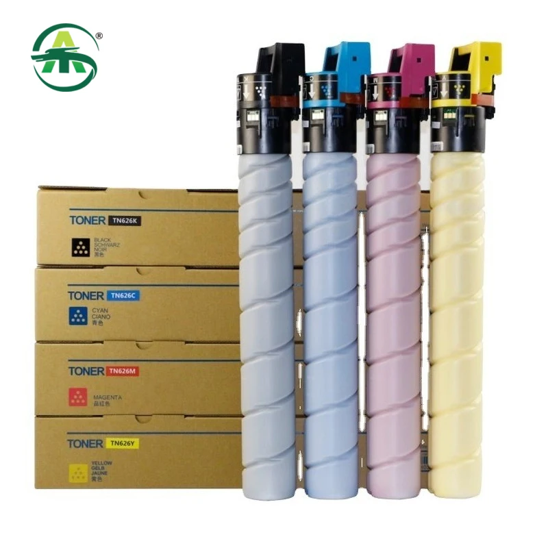 

1Set TN TN626 Toner Cartridge For Konica Minolta Bizhub C450 C550i C650i Copier Supplies Toner Powder Compatible BK500g CMY400g