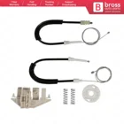 Запчасти для автомобилей Bross BWR314, электрический стеклоподъемник, комплект для ремонта передней правой двери для Peugeot 406 1995-2004, Сделано в Турции